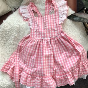 Eleanor and Rose Spring dress pink gingham
